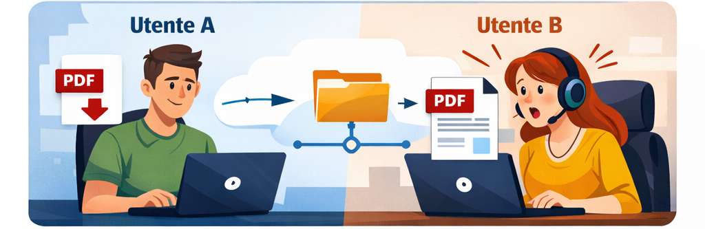 Adobe Reader apre automaticamente i PDF scaricati: